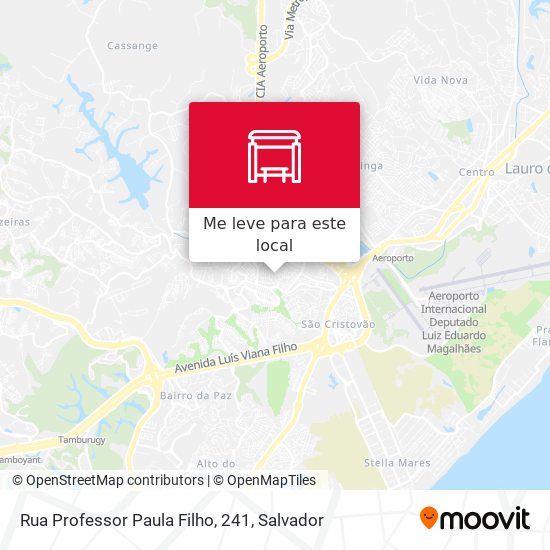 Rua Professor Paula Filho, 241 mapa
