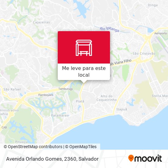 Avenida Orlando Gomes, 2360 mapa