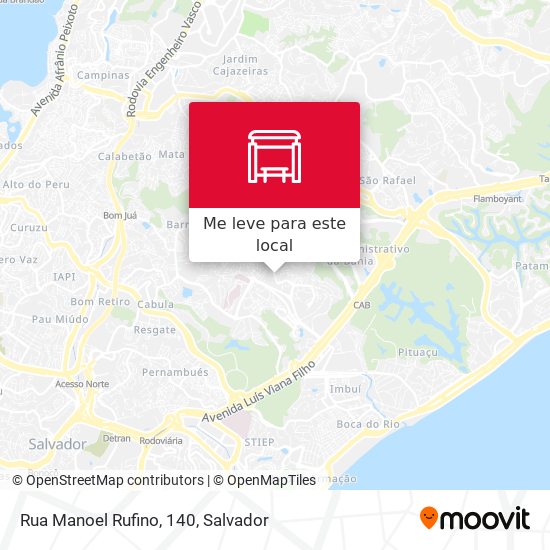 Rua Manoel Rufino, 140 mapa