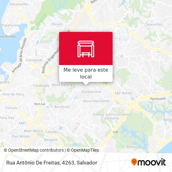 Rua Antônio De Freitas, 4263 mapa