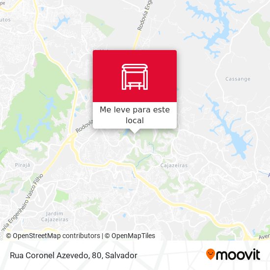 Rua Coronel Azevedo, 80 mapa