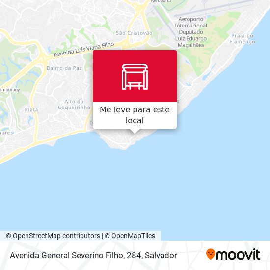 Avenida General Severino Filho, 284 mapa