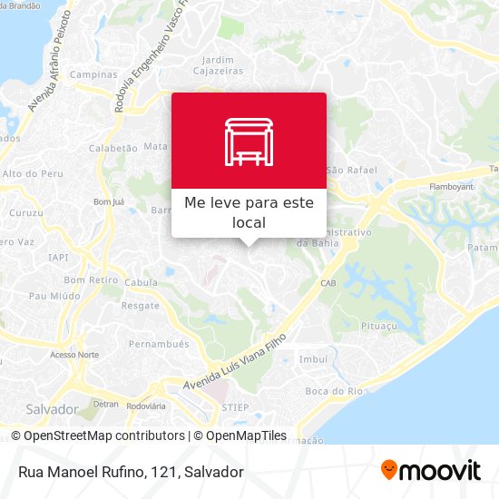 Rua Manoel Rufino, 121 mapa
