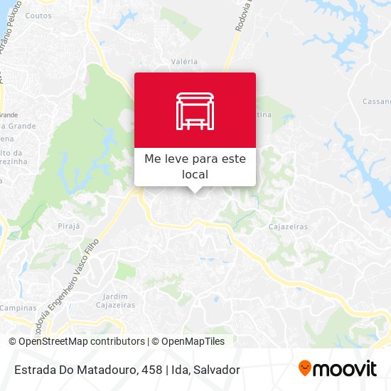 Estrada Do Matadouro, 458 | Ida mapa