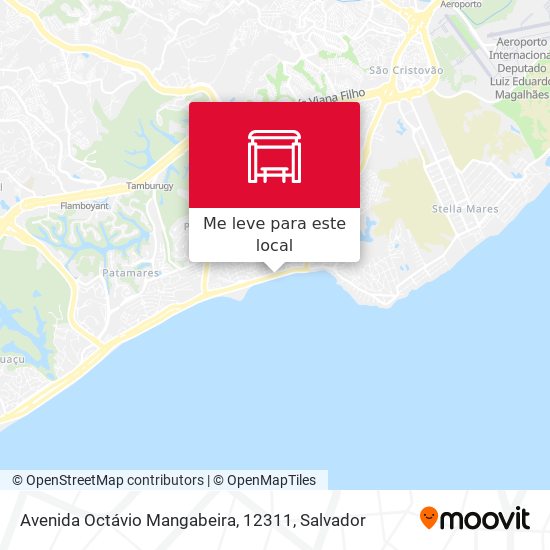 Avenida Octávio Mangabeira, 12311 mapa