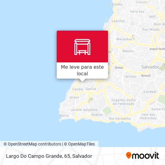 Largo Do Campo Grande, 65 mapa