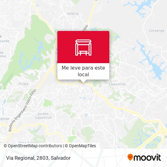 Via Regional, 2803 mapa