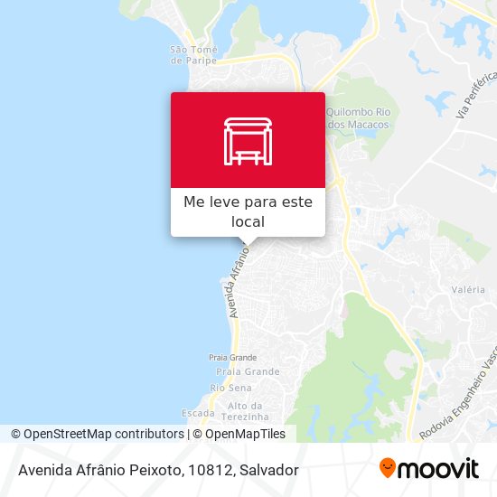 Avenida Afrânio Peixoto, 10812 mapa