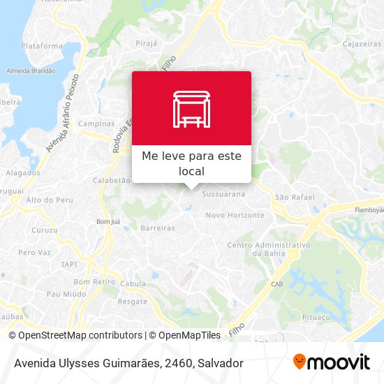 Avenida Ulysses Guimarães, 2460 mapa
