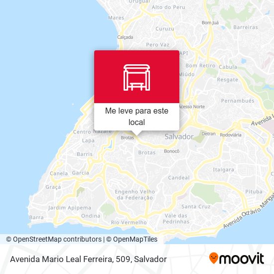 Avenida Mario Leal Ferreira, 509 mapa