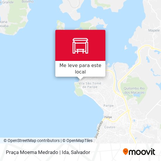 Praça Moema Medrado | Ida mapa