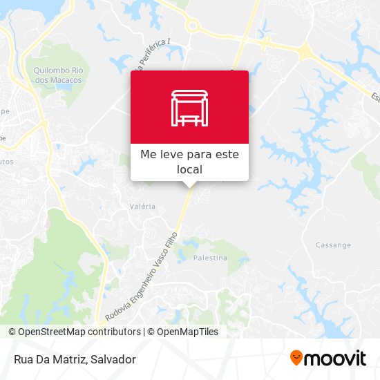 Rua Da Matriz mapa