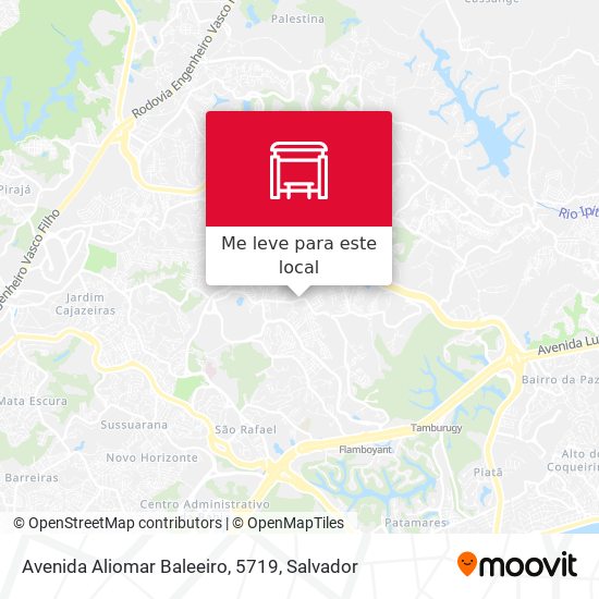 Avenida Aliomar Baleeiro, 5719 mapa