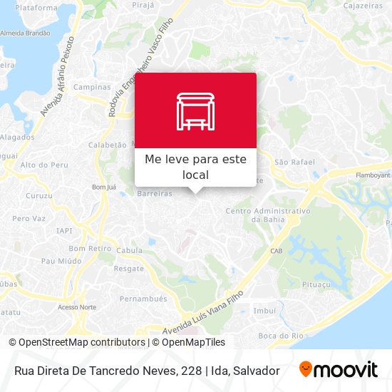 Rua Direta De Tancredo Neves, 228 | Ida mapa