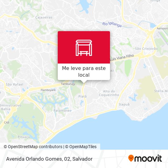 Avenida Orlando Gomes, 02 mapa