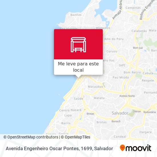 Avenida Engenheiro Oscar Pontes, 1699 mapa