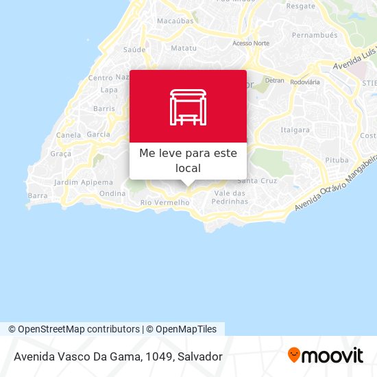 Avenida Vasco Da Gama, 1049 mapa
