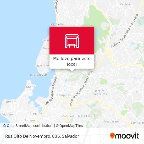 Rua  Oito De Novembro, 836 mapa