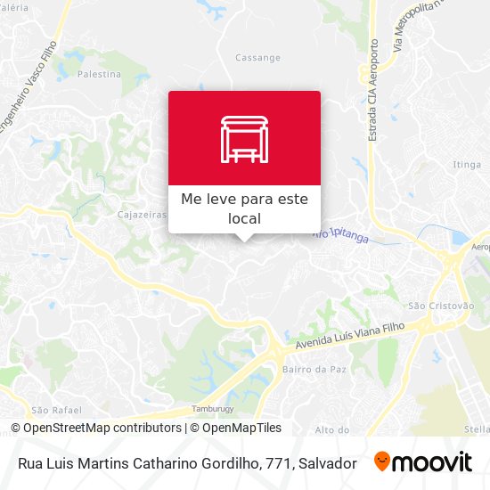 Rua Luis Martins Catharino Gordilho, 771 mapa