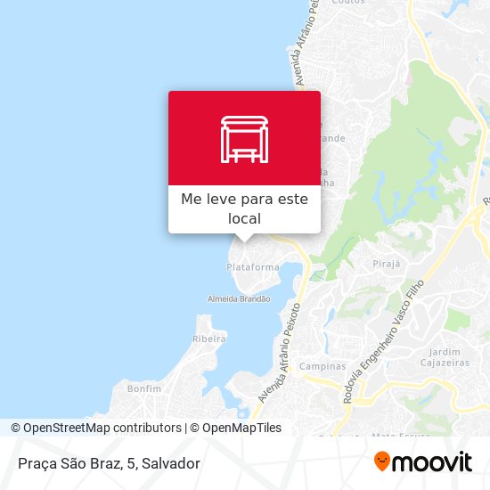 Praça São Braz, 5 mapa