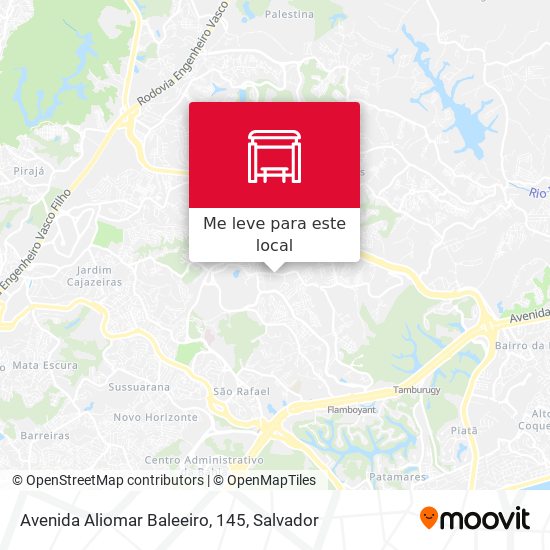 Avenida Aliomar Baleeiro, 145 mapa