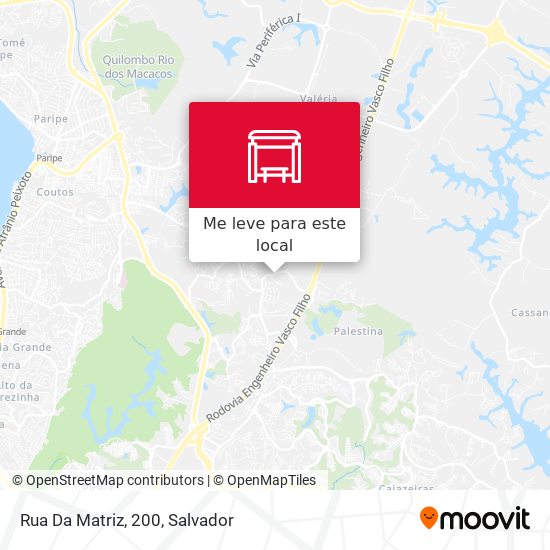 Rua Da Matriz, 200 mapa