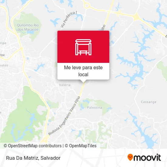 Rua Da Matriz mapa