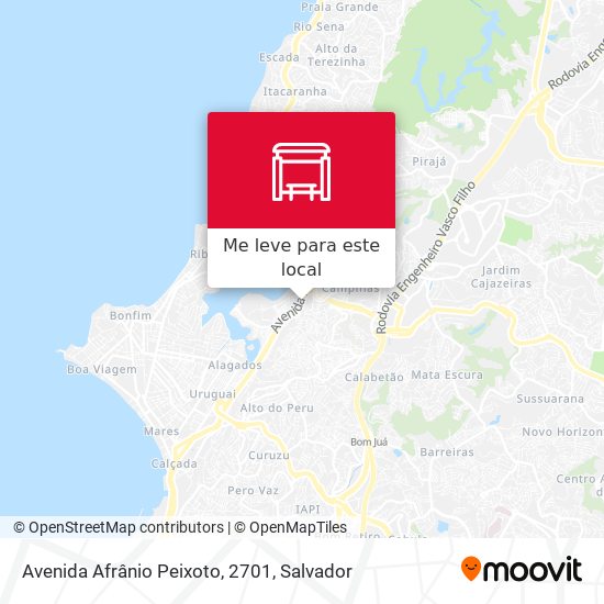 Avenida Afrânio Peixoto, 2701 mapa