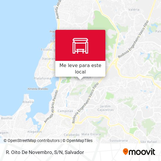 R. Oito De Novembro, S/N mapa