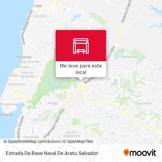 Estrada Da Base Naval De Aratu mapa