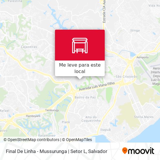 Final De Linha - Mussurunga | Setor L mapa