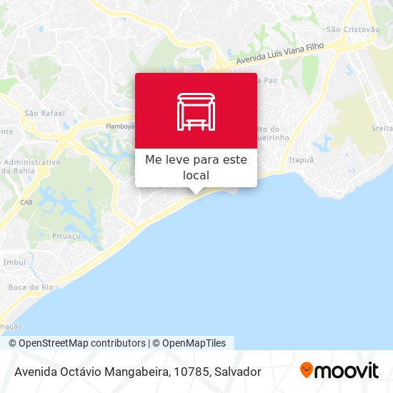 Avenida Octávio Mangabeira, 10785 mapa