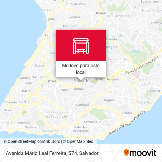 Avenida Mário Leal Ferreira, 574 mapa