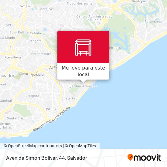 Avenida Simon Bolívar, 44 mapa