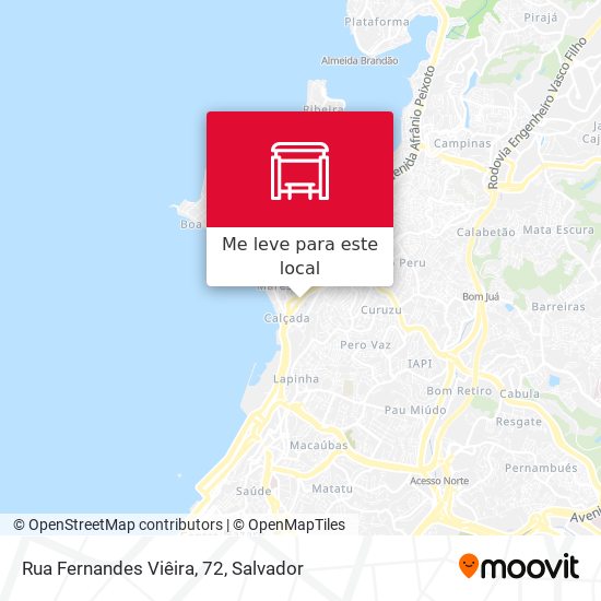 Rua Fernandes Viêira, 72 mapa