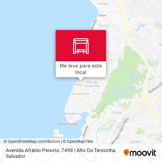 Avenida Afrânio Peixoto, 7498 | Alto Da Terezinha mapa