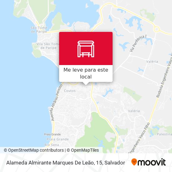Alameda Almirante Marques De Leão, 15 mapa