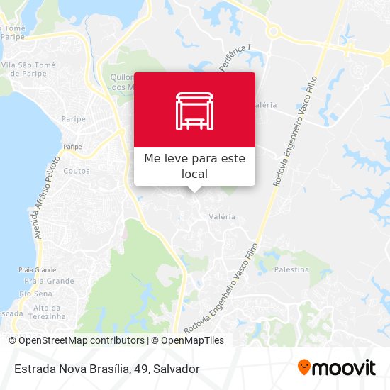 Estrada Nova Brasília, 49 mapa