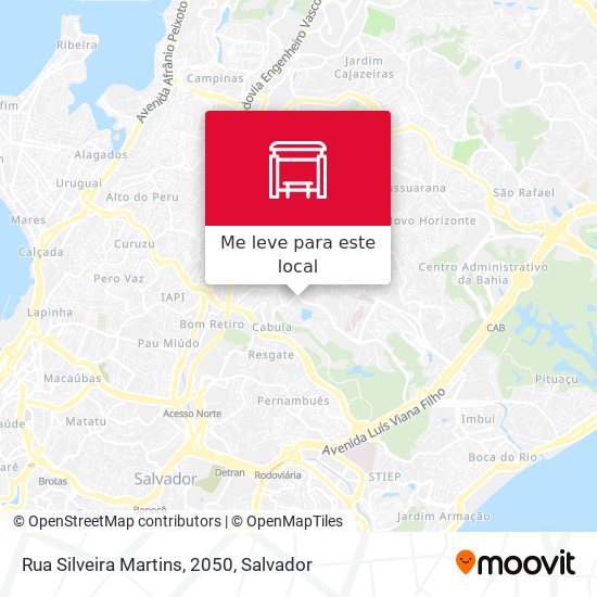 Rua Silveira Martins, 2050 mapa