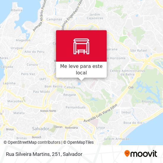 Rua Silveira Martins, 251 mapa