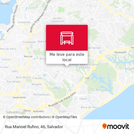 Rua Manoel Rufino, 46 mapa