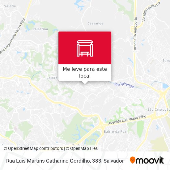 Rua Luis Martins Catharino Gordilho, 383 mapa