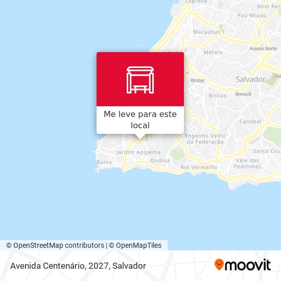 Avenida Centenário, 2027 mapa