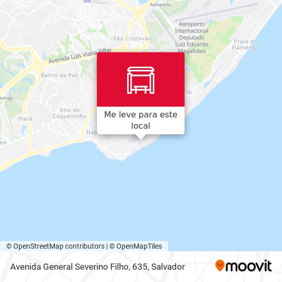 Avenida General Severino Filho, 635 mapa
