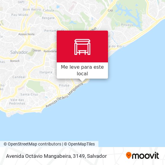 Avenida Octávio Mangabeira, 3149 mapa
