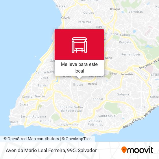 Avenida Mario Leal Ferreira, 995 mapa