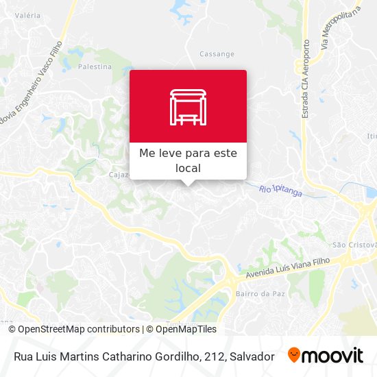 Rua Luis Martins Catharino Gordilho, 212 mapa