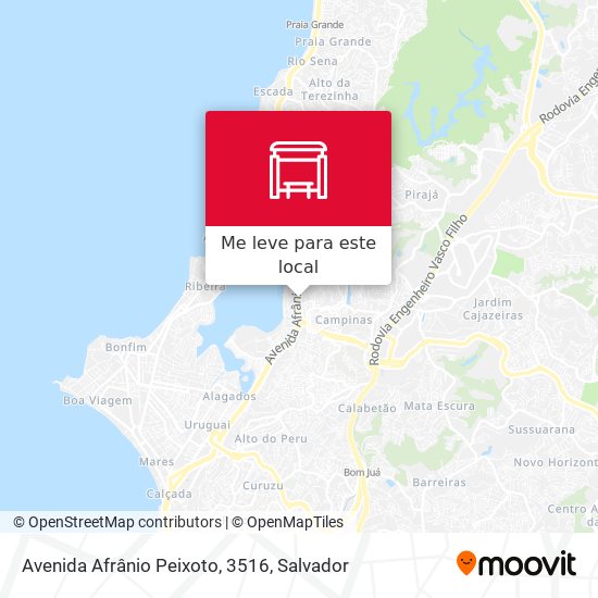 Avenida Afrânio Peixoto, 3516 mapa
