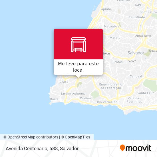 Avenida Centenário, 688 mapa