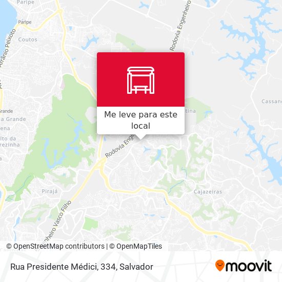 Rua Presidente Médici, 334 mapa